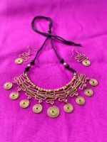 Brass Metal Handmade Necklace Set New For Women Girls - Image 4