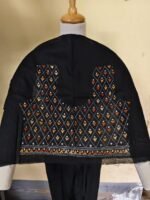 Kantha stitch Cotton Blouse piece (black colour)