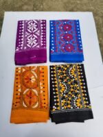Hand work Kantha Stitch Blouse Piece (4 Colour Set) - Image 2