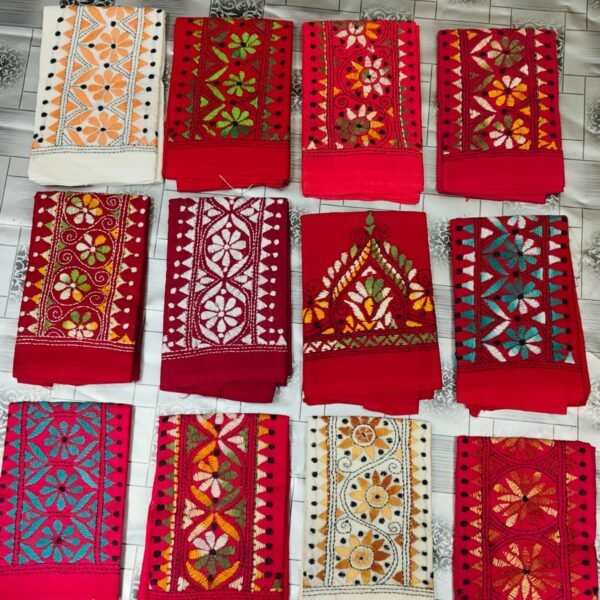 Wholesale Blouse Pieces kantha work (12 Piece Set)