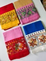 Hand embroidery Dual Color Blouse piece (4 piec) - Image 3