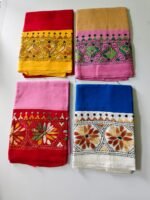 Hand embroidery Dual Color Blouse piece (4 piec)