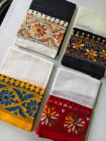 Hand stitch Dual Color Blouse piece (4 piec) - Image 2