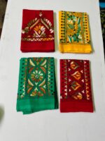 Hand work Kantha Stitch Blouse Piece for Ladies (Colour - Red)
