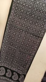 Ajrakh Modal Silk Stole Dupatta Hand block for Women - Image 2