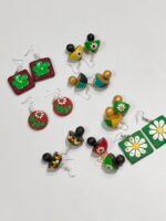 Terracotta earrings Multi colour (quantity 8 Set) - Image 4