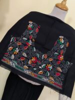 Kantha stitch Blouse piece For Women (black) - Image 3