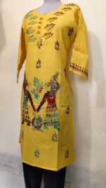 Kantha Stitch Long Kurti - Image 3