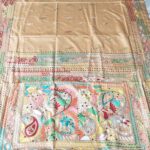 Beige saree