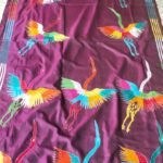 Purple saree