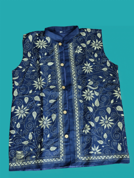 Kantha stitch jacket (Nebula)