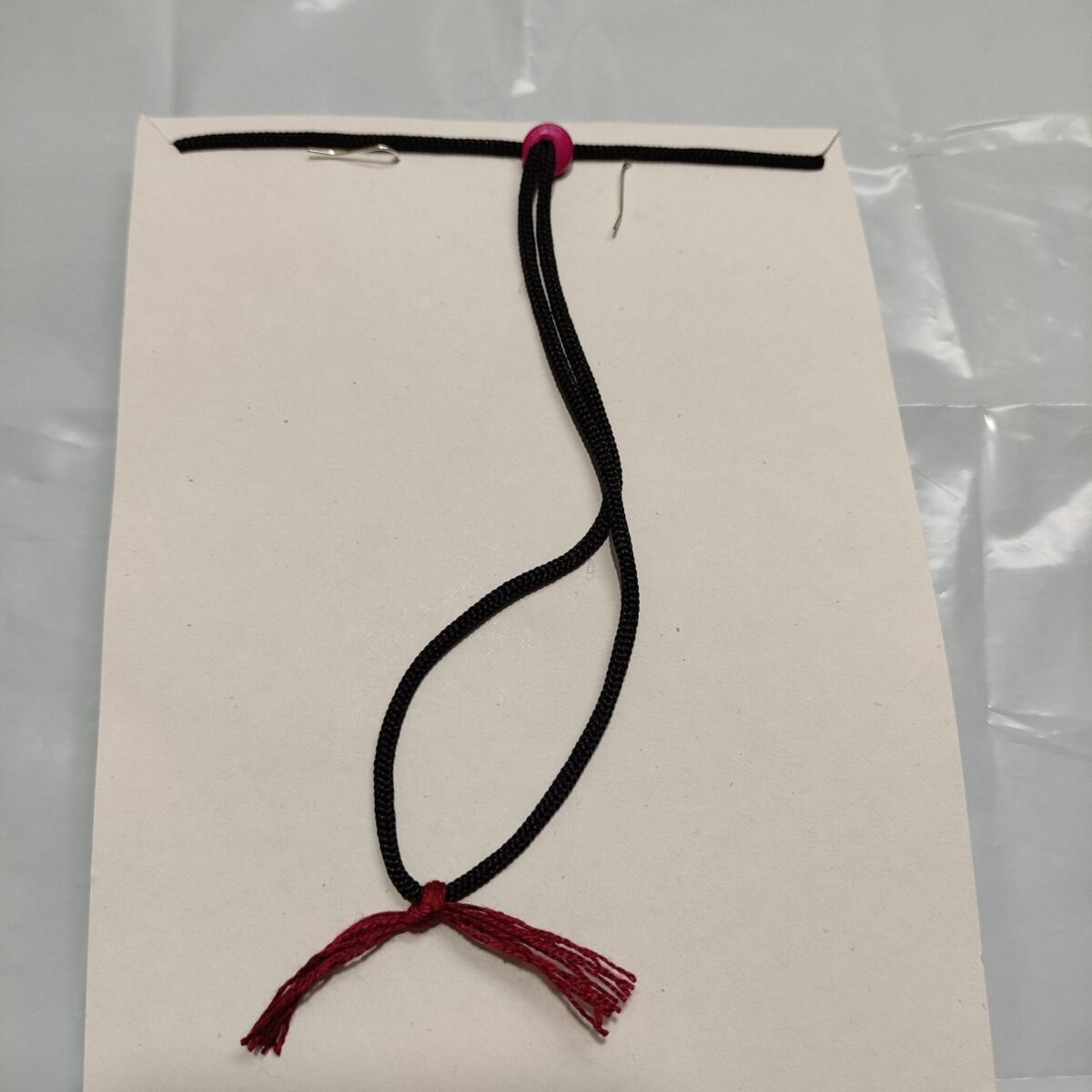 Bamboo Necklace with Earrings - Image 3