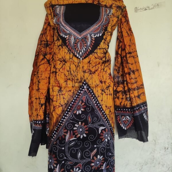 Handcraft Kantha Batik Salwar Suit Piece Set