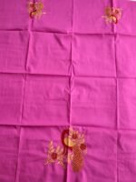 Embroidered Blouse Piece – Peacock and Floral Motif Crafts