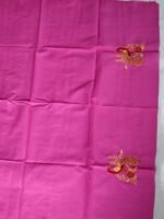 Embroidered Blouse Piece – Peacock and Floral Motif Crafts - Image 3