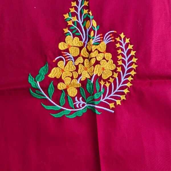 Embroidered Blouse Piece – Floral