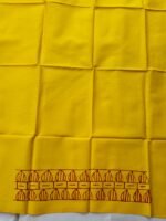 Cotton fabric print blouse material (Yellow)