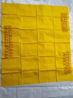 Cotton fabric print blouse material (Yellow) - Image 4