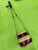 Shantiniketan Handmade Baul Ektara - Made of Wood and Leather - Image 4
