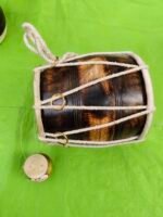 Handmade small size folk drum - natural leather drum