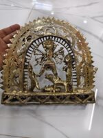Tarang Arts Brass Dhokra Arts Durga Plate Idol - Image 4