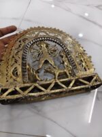Tarang Arts Brass Dhokra Arts Durga Plate Idol - Image 5