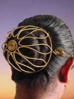 Brass Hair bun cage for Women