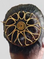 Brass Hair bun cage for Women - Image 3