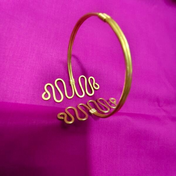 Handicraft Brass Hand Bracelet For Women