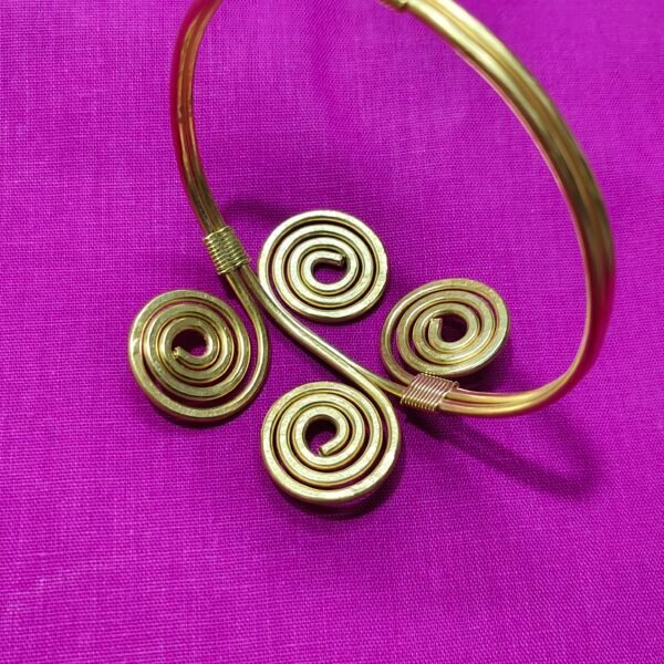 Shantiniketan Brass Hand Bracelet For Women