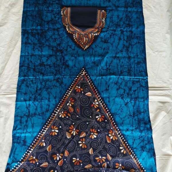 Material of Kantha Stitch Batik Salwar Suit