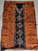 Kantha Stitch Batik Salwar Suit (yellow & black) - Image 5