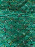Kantha Stitch Hand Batik Salwar Suit (ForestGreen) - Image 5