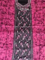 Kantha Stitch Batik Salwar Suit (Hot Pink) - Image 4