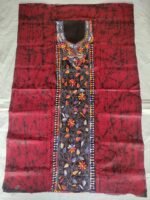 Handicraft Kantha Stitch Batik Salwar Suit  (Red) - Image 5