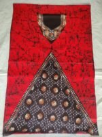 Pure Cotton Kantha Batik Salwar Suit (Red) - Image 5