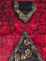 Pure Cotton Kantha Stitch Batik Salwar Suit Piece - Image 2