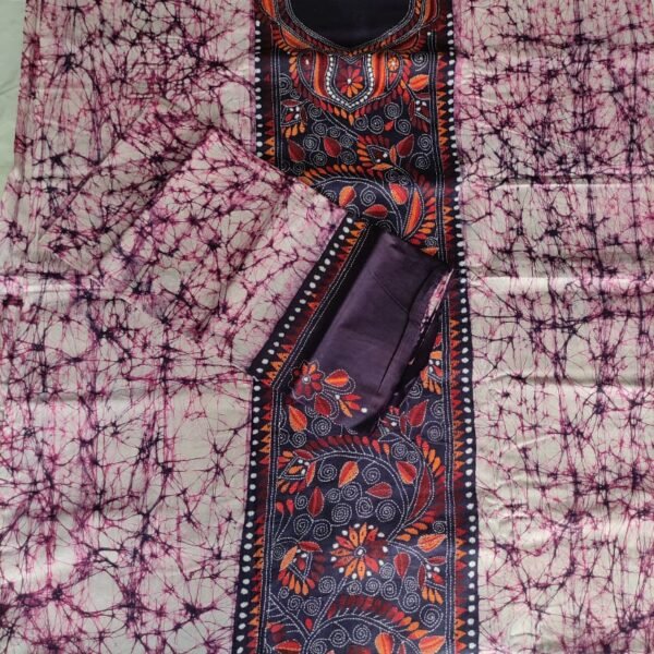 Handcraft Kantha Batik Salwar Suit 3Piece