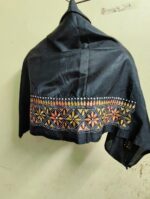 Silk Kantha Stitch Blouse Piece (black colour) - Image 2