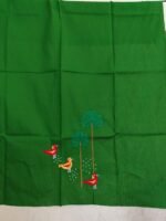 Embroidered Blouse Piece – Bird and Tree Crafts - Image 2
