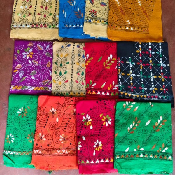 Semi Kantha Blouse Material Cotton wholesale (12)
