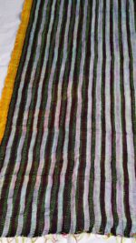 Multicolor Silk Patchwork Kantha Stitch Stole - Image 4