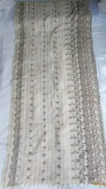Multicolour Reversible Patchwork Kantha Silk Stole - Image 6