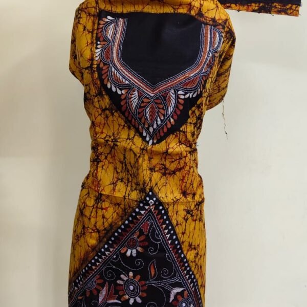 Handcraft Kantha Batik Salwar Suit Piece Set