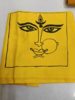 Cotton fabric print blouse material (Yellow)
