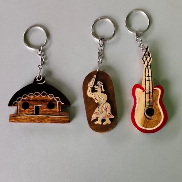Wooden Unique Handicraft Key Rings