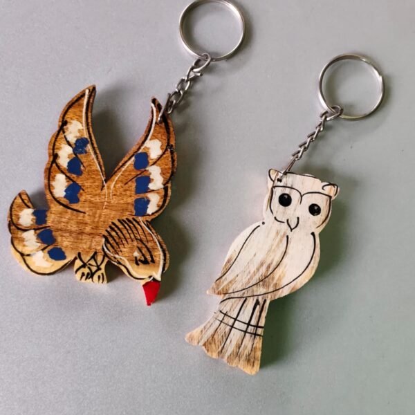 Handmade Wooden Keychain