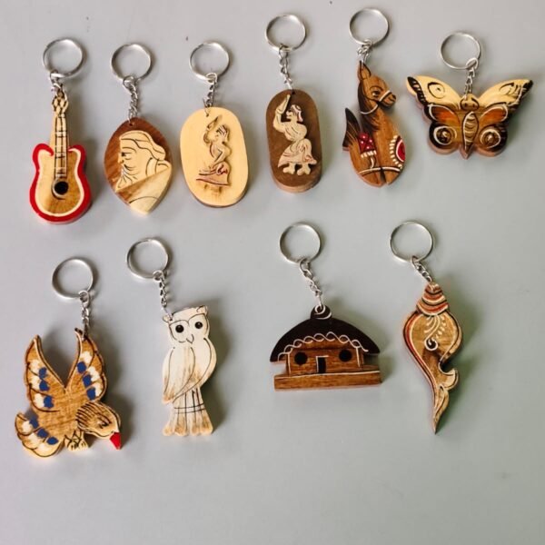 Handmade Wooden Key Rings — Unique and Crafted