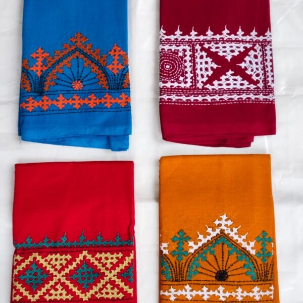 Gujarati Kantha Stitch Blouse Material
