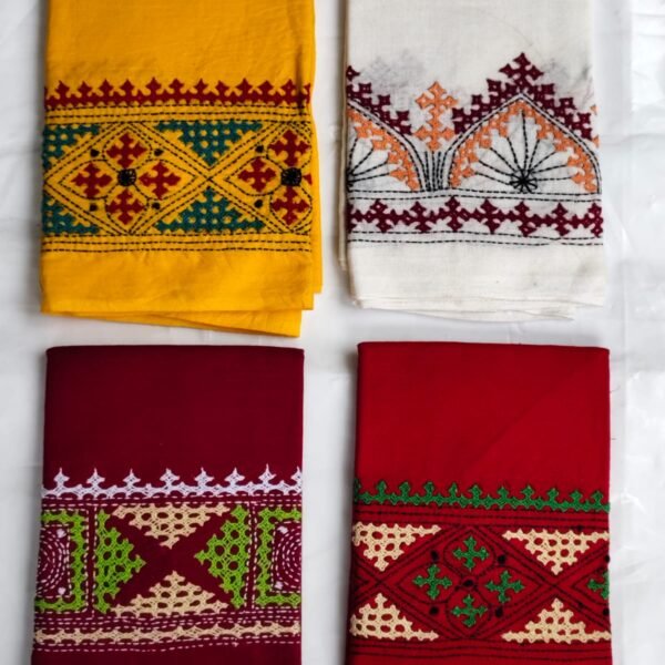 Kantha Stitch Gujrati Women Blouse Piece